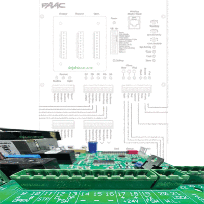 سیم بندی مدار کنترل FAAC